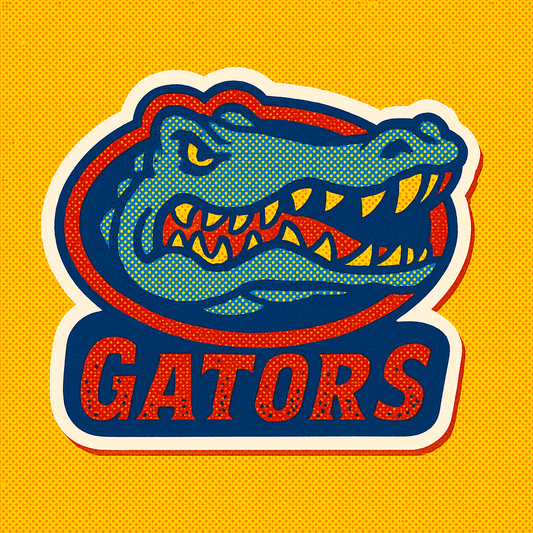 POP ART FLORIDA GATORS STICKER