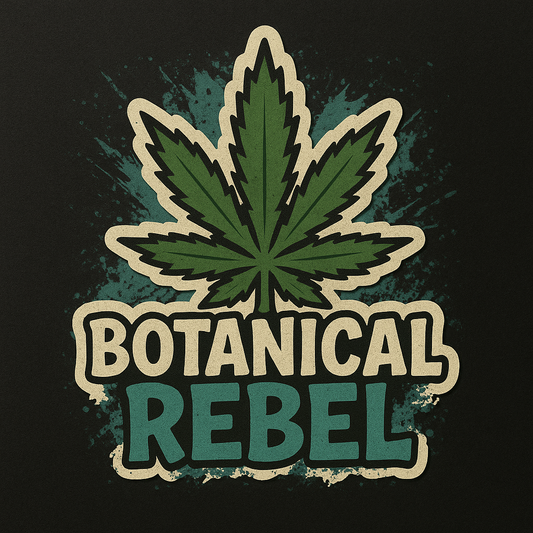 BOTANICAL REBEL WEED PLANT STICKER