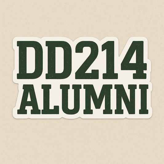 DD214 ALUMNI STICKER