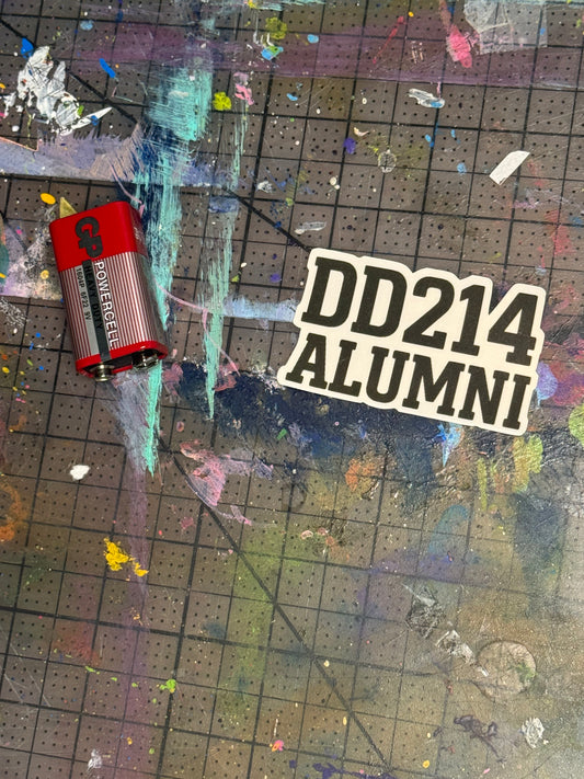 DD214 ALUMNI STICKER