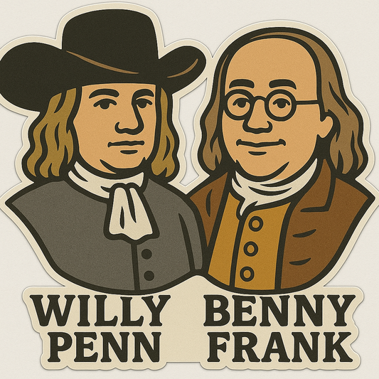 WILLY PENN & BENNY FRANK STICKER